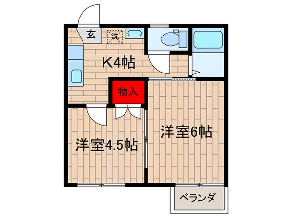 ハミングＳＲⅡの物件間取画像